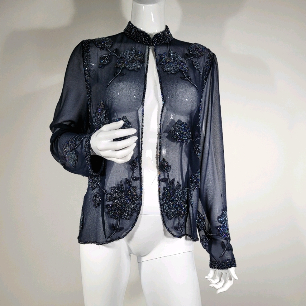 Drapers&Damon Beaded Silk Cardigan BUNDLE&SAVE!
